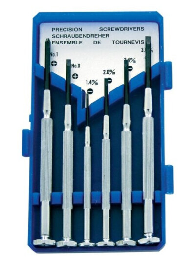 Mega Urmakers Skrutrekkere 6 Deler - 10206