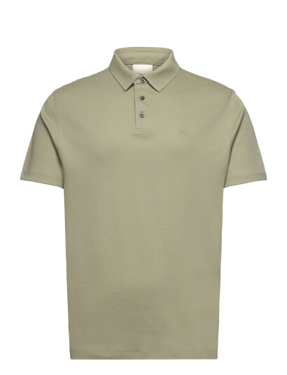 Calvin Klein Ss Supima Chest Emb Polo - Yellow - M