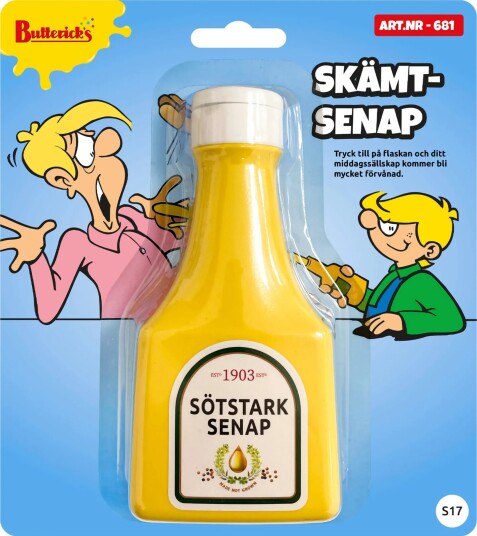 Butterick's Ab Sennepsflaske Spøkartikkel 681