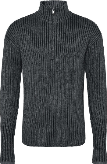 Rains Sapa Knit Half Zip Grey XL Rains Sapa Knit Half Zip Grey XL