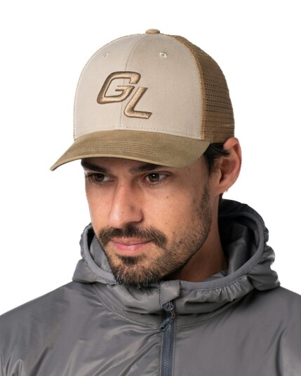 Guideline Gl Mesh Trucker Cap Vintage Khaki