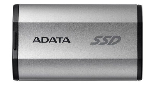 A-Data SD810 Ekstern 2TB SSD USB 3.2 Gen 2 Støvresistent Sølvgrå A-Data SD810 Ekstern 2TB SSD USB 3.2 Gen 2 Støvresistent Sølvgrå