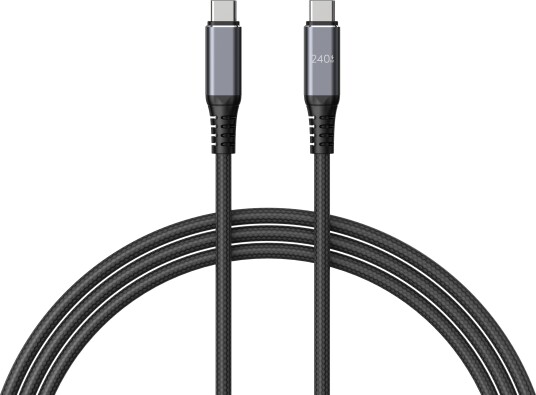 Andersson USB-C - USB-C USB4.0 240W Braided Space Gray 1,5M