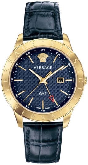 Versace Herreklokke VEBK00318 Univers Blå/Lær Ø43 mm Versace Herreklokke VEBK00318 Univers Blå/Lær Ø43 mm