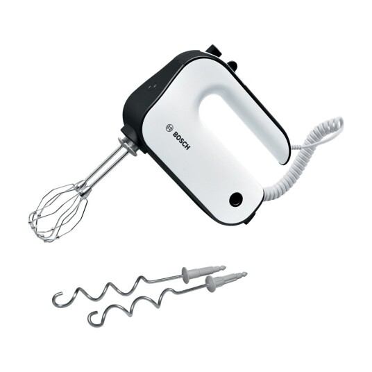 Bosch MFQ4025NE Håndmikser 550 W med Eltekrok og Stativ Hvit