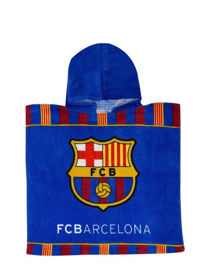 BrandMac Poncho Barcelona 50X100Cm, 100% Cotton - Blue - 50X100CM BrandMac Poncho Barcelona 50X100Cm, 100% Cotton - Blue - 50X100CM