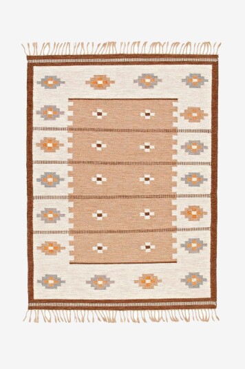 Bargi   Ullteppe Röllakan Beige 202x301   Gull