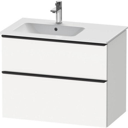 Duravit D-Neo Servantskap m/2 skuffer 810x462 mm Hvit Matt Dekor