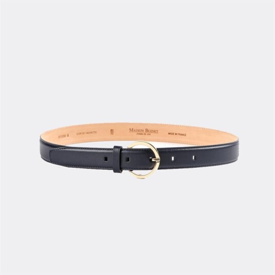 Smooth Leather Belt - Marine Smooth Leather Belt - Marine