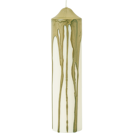 Ferm Living Dryp Kubbelys 20 cm Olivengrønn