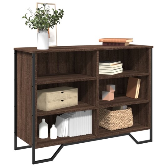 Skjenk brun eik 101x35,5x74,5 cm konstruert tre 8721102811265