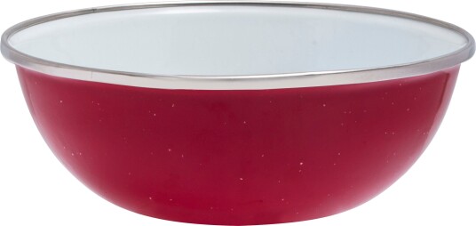 Relags Enamel Bowl 15 cm Red 15 cm, Red