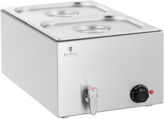 Royal Catering Bain marie - 600 W - 2 GN 1/2 - Trykk 10012617