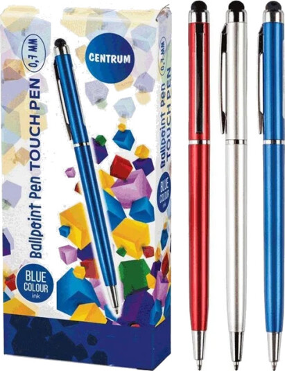 Centrum Kulepenn Touch Blå Blekk 0,7 Mm 85418 Centrum Kulepenn Touch Blå Blekk 0,7 Mm 85418
