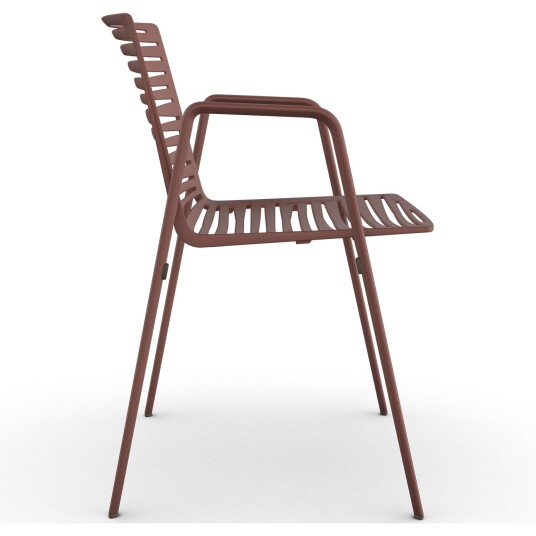 Fast Zebra lenestol Terracotta