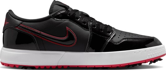 Nike Air Jordan 1 Low G Spiked Golfsko herre Black-Varsity Red-White