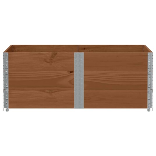 Plantekasse brun 150x100 cm heltre furu
