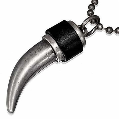 Halskjede i oldmetal og gunmetal "Svart" Halskjede i oldmetal og gunmetal "Svart"