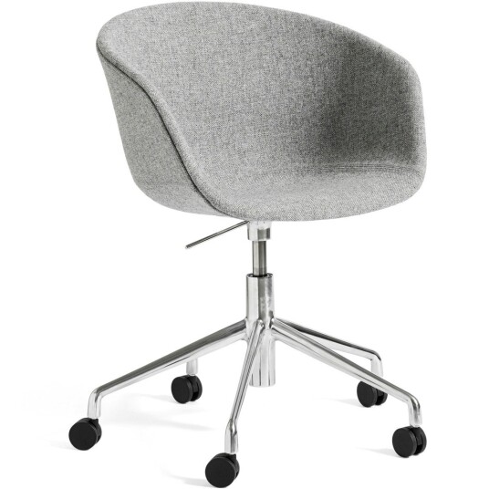 Hay AAC53 Stol 5 star swivel Aluminium / Hallingdal Grey
