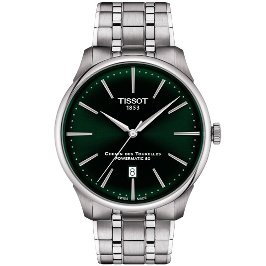 Tissot Chemin Des Tourelles Powermatic 80 T1394071109100 - Herre - 42 mm - Analog - Automatisk - Safirglass