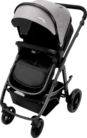 Asalvo Convertible Two+ Duo Kombivogn - 22 kg - Grå