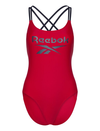 Reebok Performance Womens Rbk Swimsuit Adalia - Red - XS