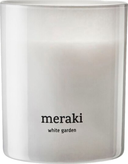 Meraki duftlys 35 timer White garden Meraki duftlys 35 timer White garden