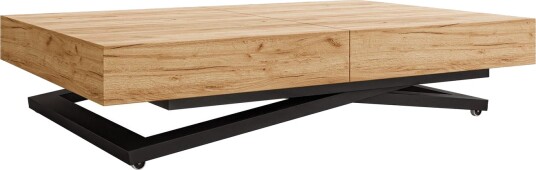 Avendi sofabord 120 cm - Svart, natur