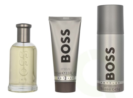 Hugo Boss Bottled Giftset 350 ml Eau De Toilette Spray 100ml/Shower Gel 100ml/Deo Spray 150ml Hugo Boss Bottled Giftset 350 ml Eau De Toilette Spray 100ml/Shower Gel 100ml/Deo Spray 150ml