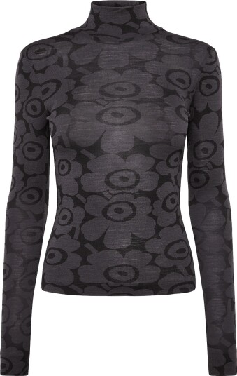 Marimekko Vilpotus Unikko - BLACK, DARK GREY - XS