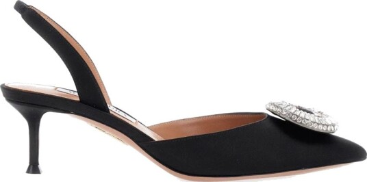 Aquazzura, Dame, Sko, Svart, 37 1/2 EU,