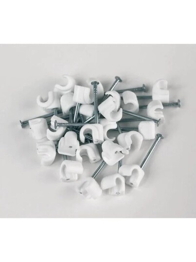 Proove Cable clips 5mm 25-pack White Proove Cable clips 5mm 25-pack White