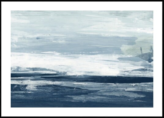 Misty Sea Hues Plakat / 30x40