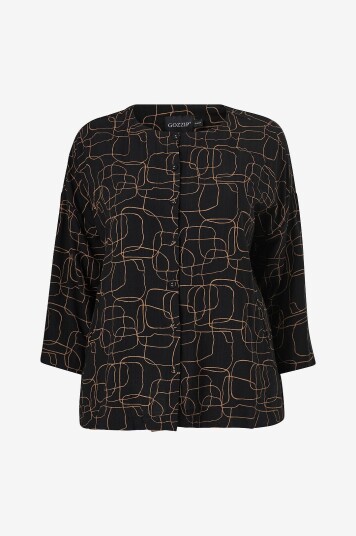 Gozzip - Topp Gannbrit Shirt - Svart
