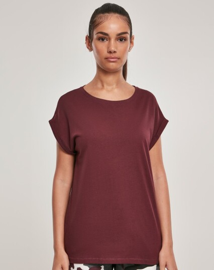 Urban Classics Women's Thirt med ekstra skuldre Rød