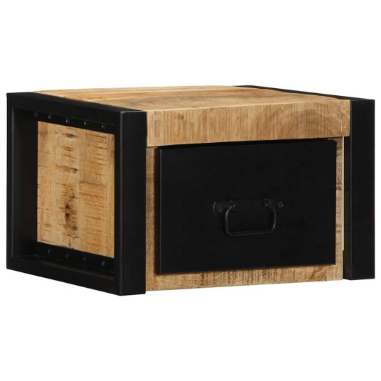  Nattbord 40x35x25 cm grovt heltre mangotre 8721158313249