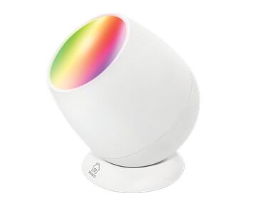 Deltaco Smart RGB Wake-up Light, USB-C Deltaco Smart RGB Wake-up Light, USB-C