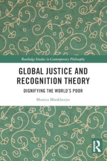 Global Justice and Recognition Theory  Dignifying the World’s Poor