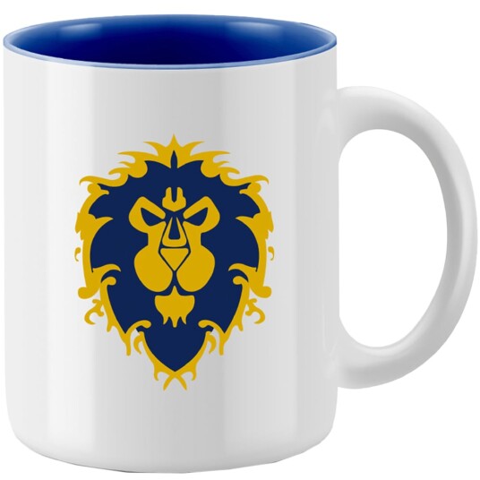 Blizzard WoW Alliance krus hvit