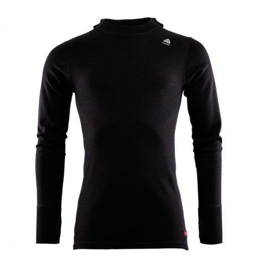 Aclima WarmWool hoodsweater M´s Herre, 123 Jet Black, 3XL