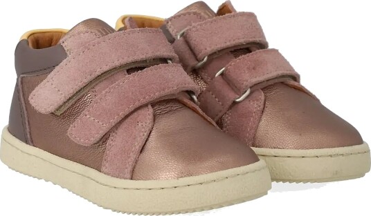 ANGULUS Shoes Flat With Velcro Pink 25 ANGULUS Shoes Flat With Velcro Pink 25