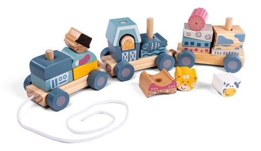 Wood Beez - Wooden Train 55559 Wood Beez - Wooden Train 55559