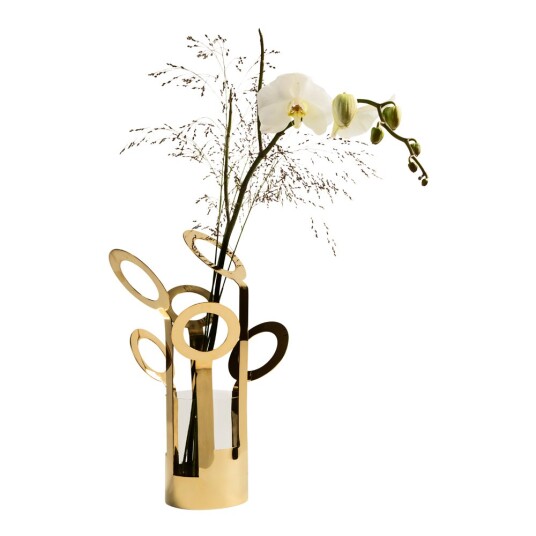 Klong Fanny vase 19,5 cm messing Klong Fanny vase 19,5 cm messing