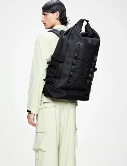 Rains Trail Mountaineer Rolltop Large W3 Black ONE SIZE Rains Trail Mountaineer Rolltop Large W3 Black ONE SIZE