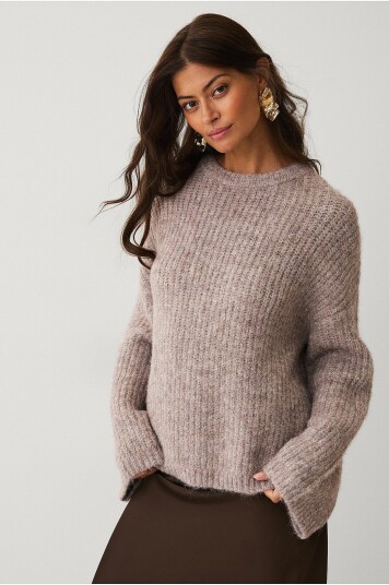 Ellos Collection Strikket pullover Beige