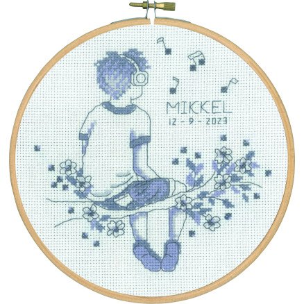 Permin Broderisett Mikkel Ø18cm