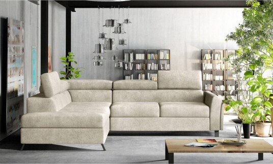 Seksjon Eltap Kairos 265x200x92 cm Dora 21 Beige Venstre