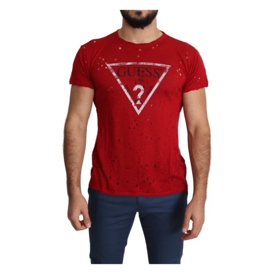 Guess Herre Topper Rød XL Guess Herre Topper Rød XL