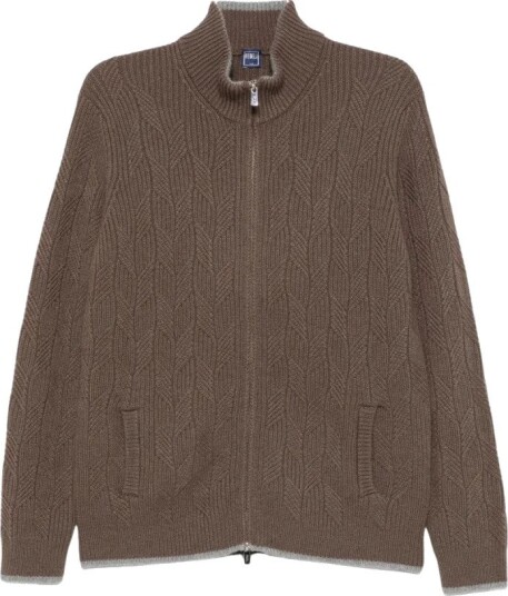 Fedeli Herre Strikkevarer Brun 2XL,