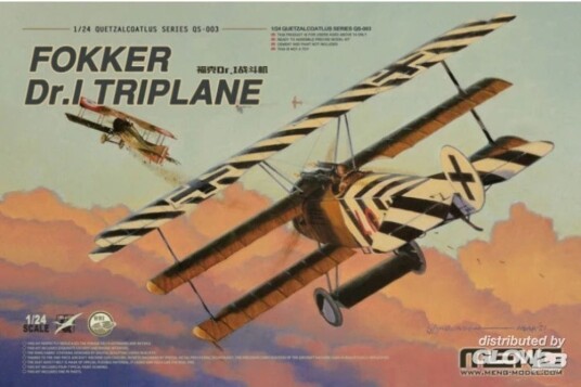 Meng 1/24 Fokker Dr.I Triplane